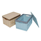 Lipat Stackable Cube Wadah Penyimpanan Rumah Tangga ODM PP Plastik Tahan Debu