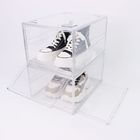 Kotak Sepatu Akrilik Plastik Dengan Pintu Magnetik 5kg - 10kg Beban