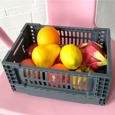 Keranjang Penyimpanan Lipat Buah 5L 6kg Muat Pilihan Multi Warna