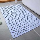 Silicone Drain Holes Square Tub Mats Untuk Stand Up Showers